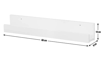 Home Kids Set of 2 Bookshelves White | Children's Bedroom Storage Shelving Furni