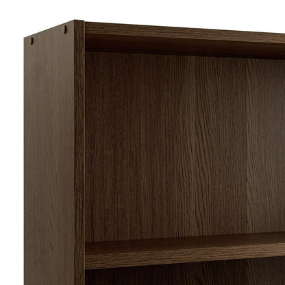 Home Maine 2 Drawer Bookcase - Walnut | Neat Accessory Storage