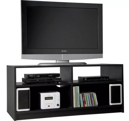 Home Maine TV Unit Black Ash Effect | Modern Living Room TV Stand Cabinet