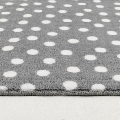 Home Multi Spot Grey & White Cut Pile Rug - 230x160cm