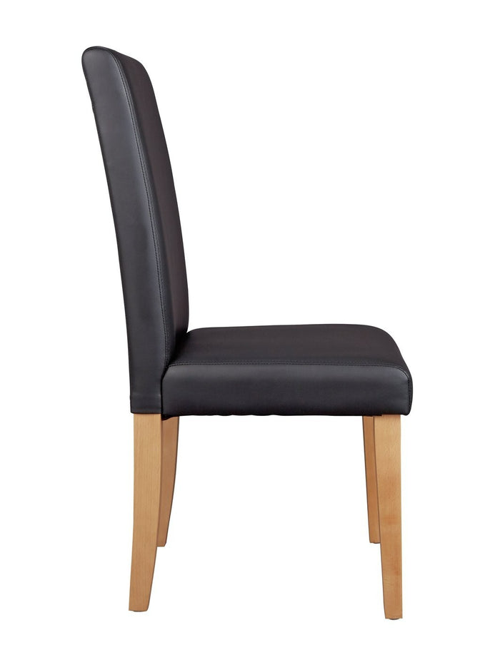 Home Pair of Midback Dining Chairs - Black | Set of 2 dining chairs