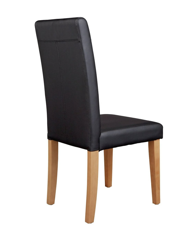 Home Pair of Midback Dining Chairs - Black | Set of 2 dining chairs