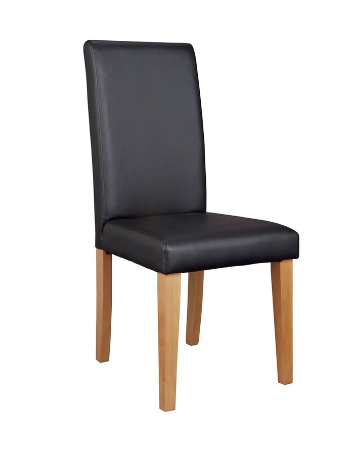Home Pair of Midback Dining Chairs - Black | Set of 2 dining chairs