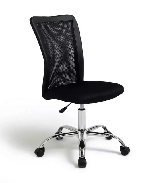 Home Reade Mesh Office Chair Black | Ergonomic Home Office Desk Chair Furniture