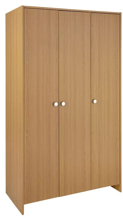 Home Seville 3 Door Wardrobe - Oak Effect | Warm Wood Look