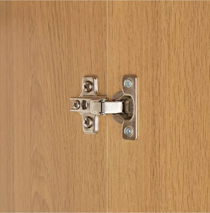 Home Seville 3 Door Wardrobe - Oak Effect | Warm Wood Look
