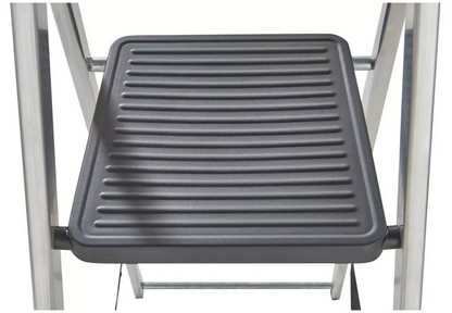 Home Werner 3 Tread High Handrail Step Ladder | Folding Steel Household Ladder