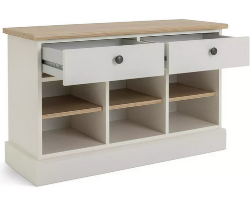 Home Winchester Shoe Storage Bench - Cream (B Grade)
