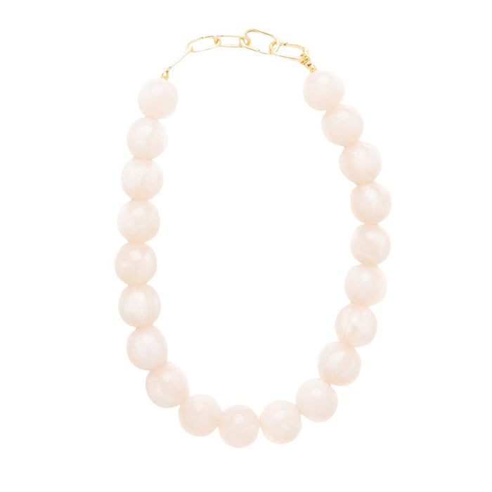 Ink & Alloy Iris Resin Bead Necklace