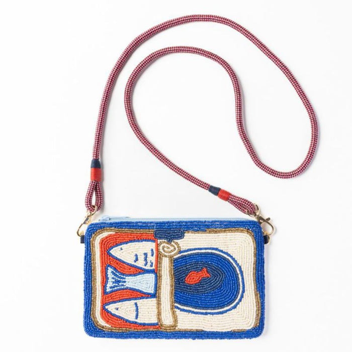Ink & Alloy Leila Bead Clutch