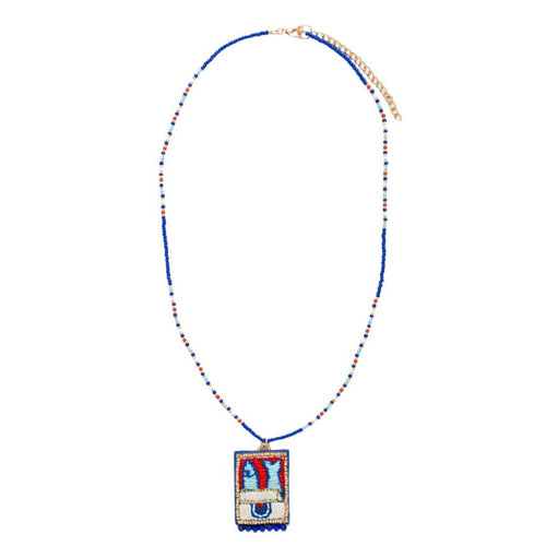 Ink & Alloy Robin Beaded Sardine Necklace
