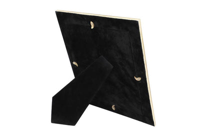INLAID BEIGE & GOLD VERVAIN AND SENTIMENT GRASS LARGE PICTURE FRAME