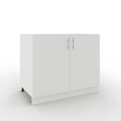 JD Greta Adjustable Legs Kitchen Base Unit 1000mm - White Matt A-