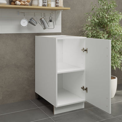 JD Greta Adjustable Legs Kitchen Base Unit 400mm - White Matt A-