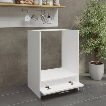 JD Greta Fixed Height Kitchen Oven Unit 600mm - White Matt A-