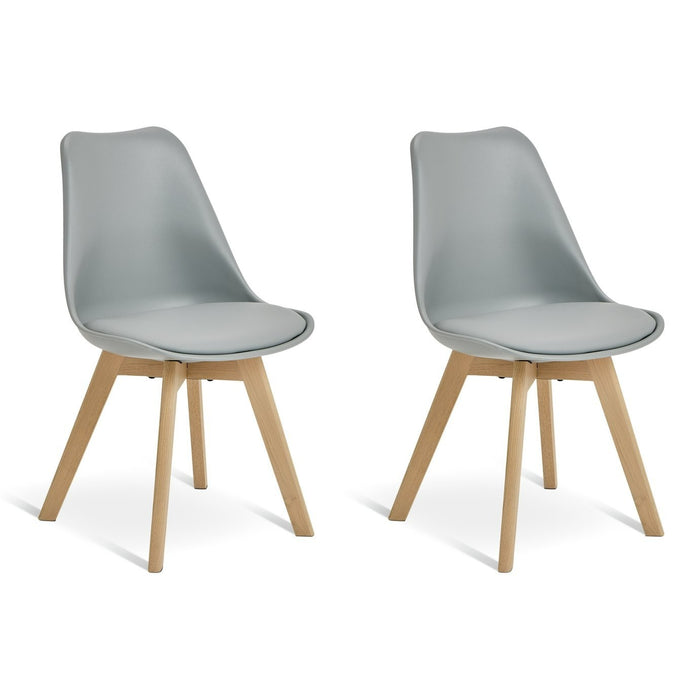Jerry Pair of Dining Chair - Grey | Modern Mealtime Seating