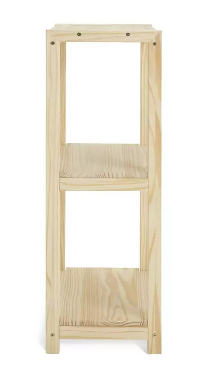 Karee 3 Shelf Shelving Unit Pine | Freestanding Storage Shelving Furniture
