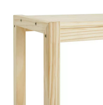 Karee 3 Shelf Shelving Unit Pine | Freestanding Storage Shelving Furniture