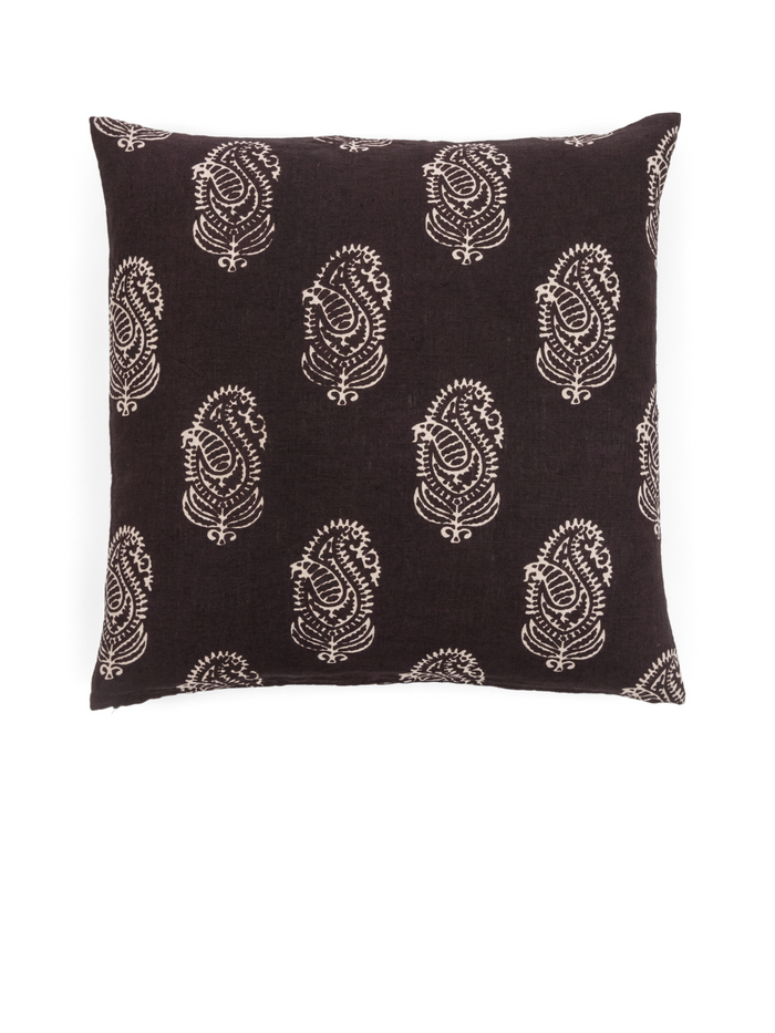 Kashmir Charcoal Decorative Pillow