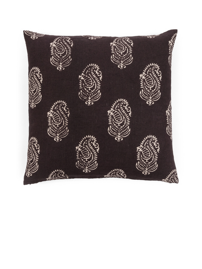 Kashmir Charcoal Decorative Pillow