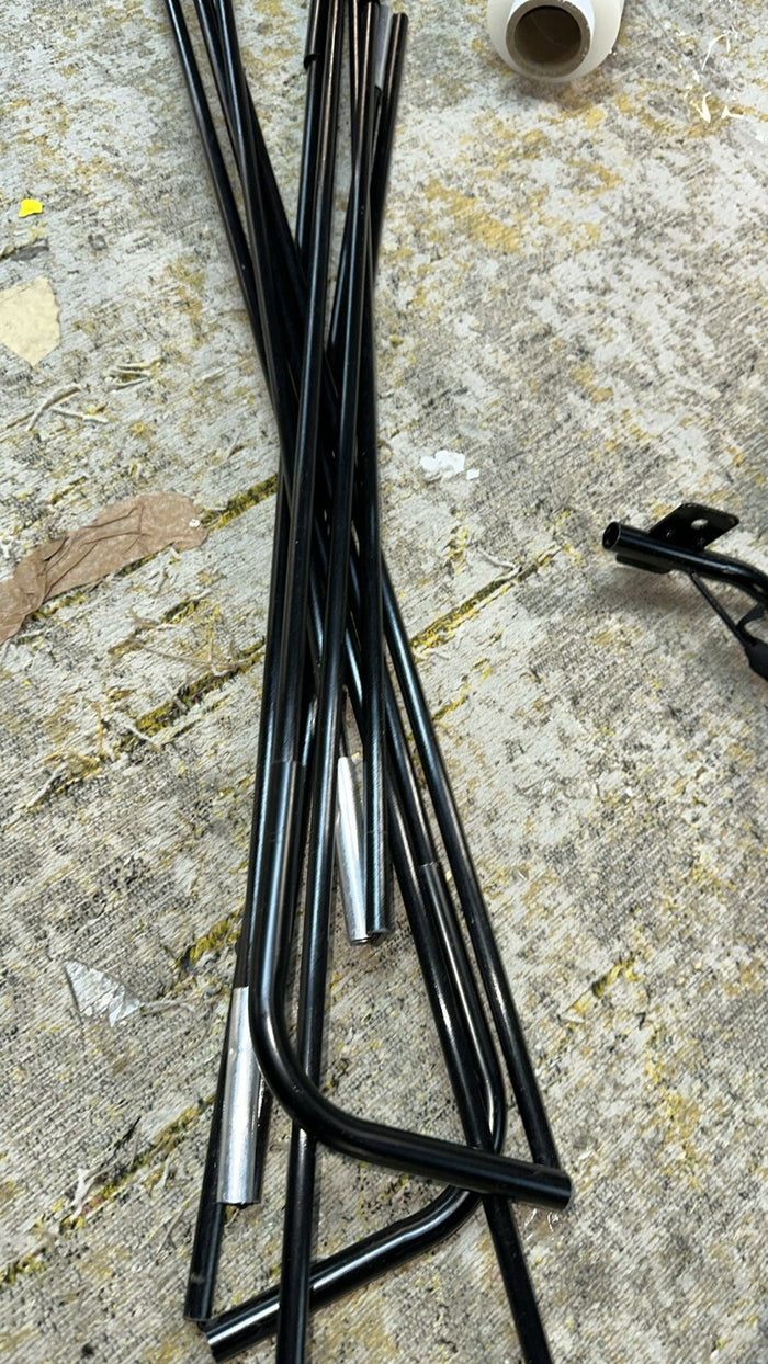 Kickmaster 6.5 x 3ft Quick Assembly Fibreglass Football Goal ( Used )