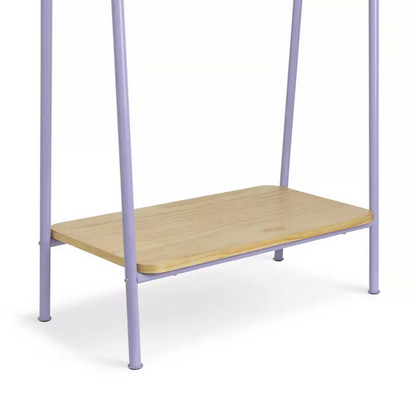 Kids Monty Clothes Rail Lilac | Children's Garment Hanging Rail Bedroom Furnitur