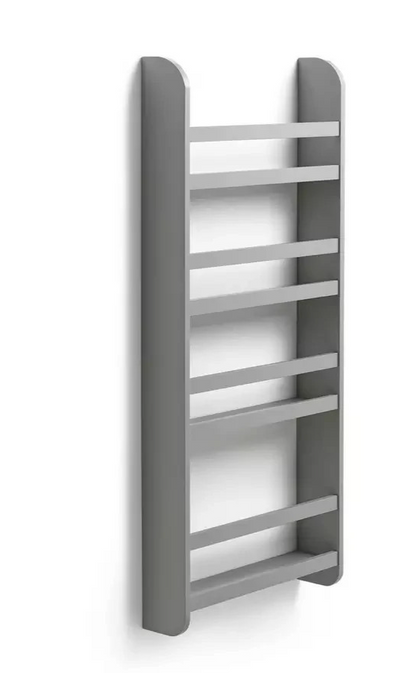 Kids Scandinavia Wall Mounted Bookcase White | Children's Bedroom Wall Shelf