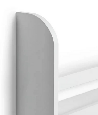 Kids Scandinavia Wall Mounted Bookcase White | Children's Bedroom Wall Shelf