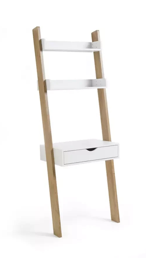 Ladder Office Desk - White ( B Grade )