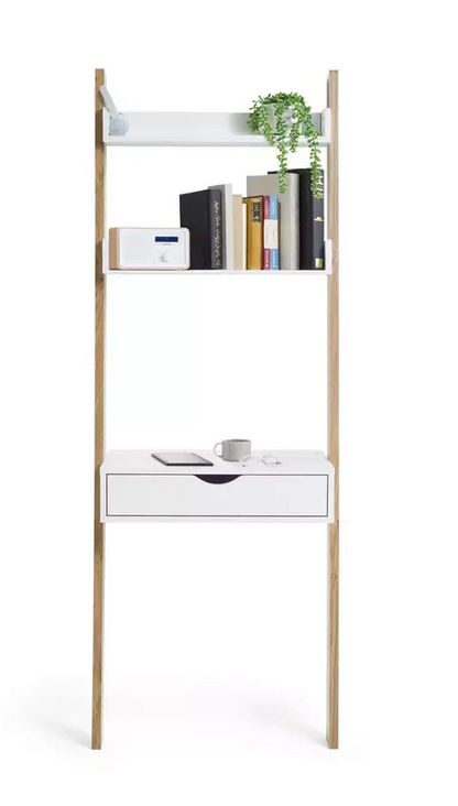 Ladder Office Desk - White ( B Grade )