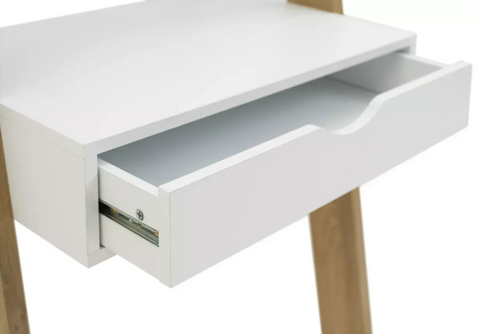 Ladder Office Desk - White