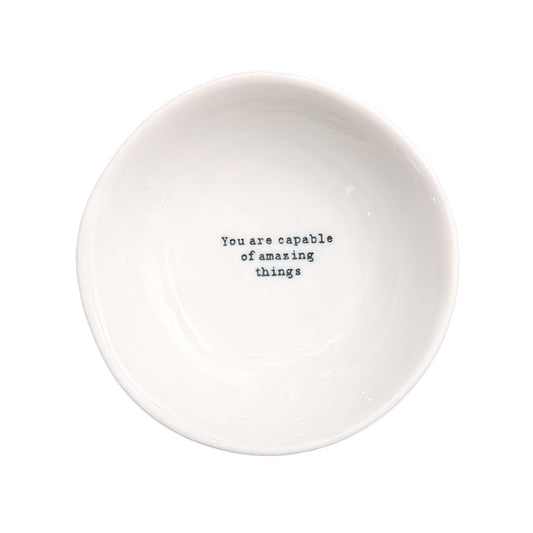 Large Round Porcelain Bowl