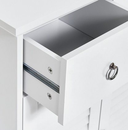 Le Marais 2 Door Double Unit Cabinet - White