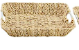 LIGHT BROWN DRIED PLANT HANDMADE TRAY
