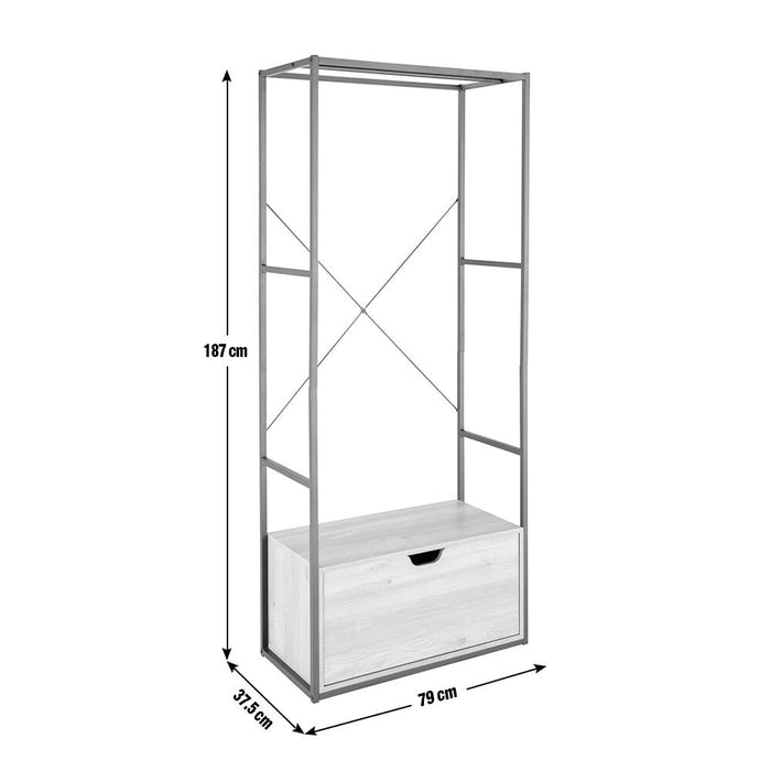 Habitat Loft Living 1 Drawer Clothes Rail