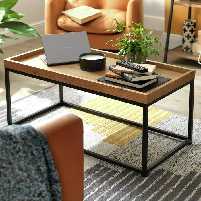 Loft Living Coffee Table - Oak Veneer