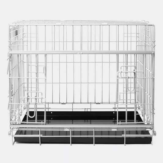 Lords & Labradors Heavy Duty Sliding Door Crate Extra Large | Pet Cage Kennel