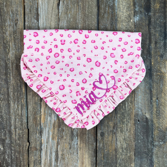 Lovingly Leopard Dog Bandana
