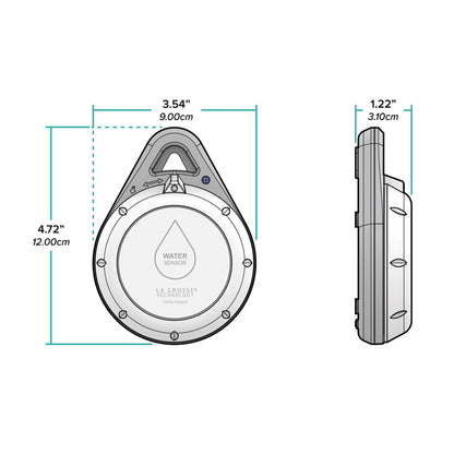 LTV-WL1-2 Water Leak and Temperature Sensor - 2 pack