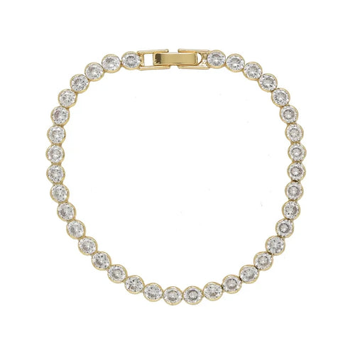 LUXE 18K PLATED TENNIS BRACELET