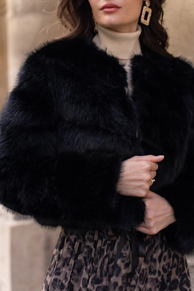 LUXE FAUX FUR JACKET