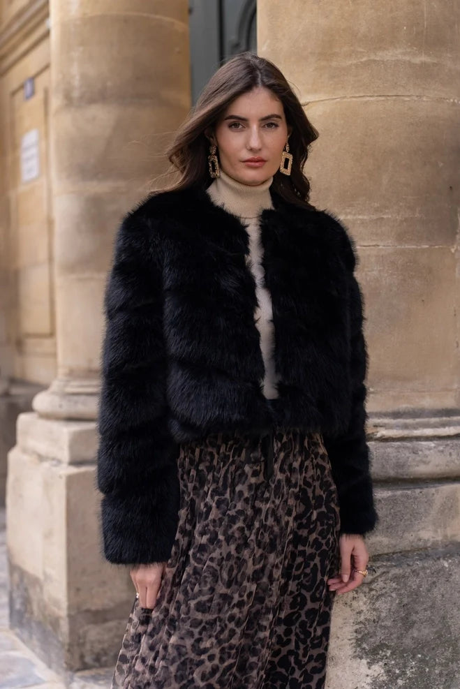 LUXE FAUX FUR JACKET