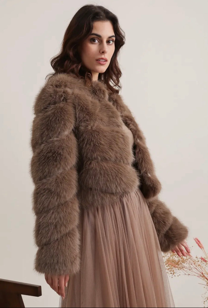 LUXE FAUX FUR JACKET