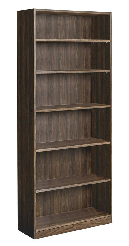 Maine Deep Bookcase - Walnut | Modern Durable Interior Tall Books Organizer