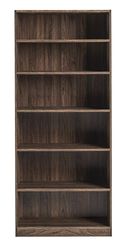 Maine Deep Bookcase - Walnut | Modern Durable Interior Tall Books Organizer