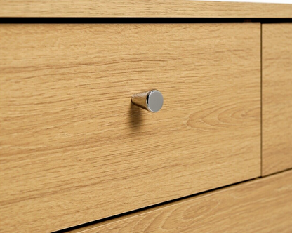 Malibu Modern 7 Drawer Chest Of Drawers  - Oak Effect (B Grade)