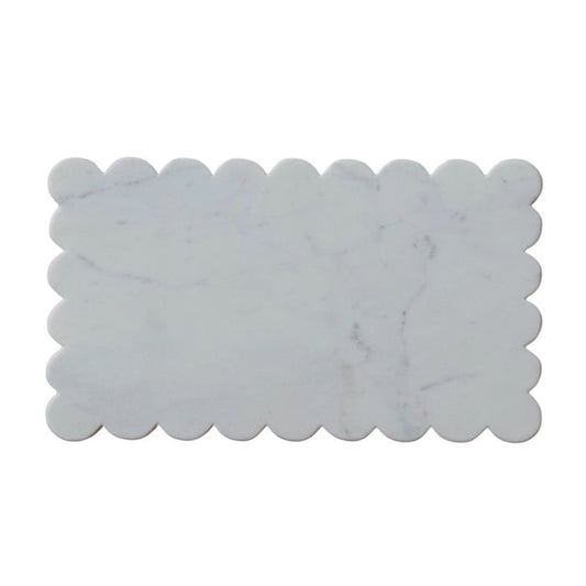 Marble Board w/ Scalloped Edge