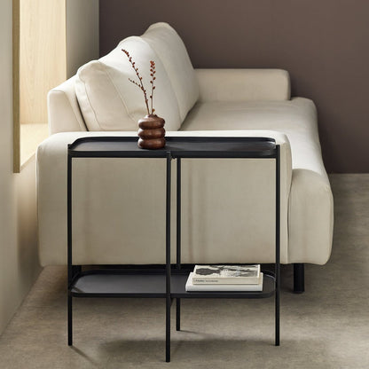 Melling Sofa Side Table - Black