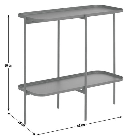 Melling Sofa Side Table - Black