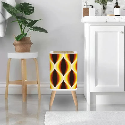 Midcentury 70s Retro Blackout Curtains: Bold Vibrant Honeycomb Pattern - retro curtains